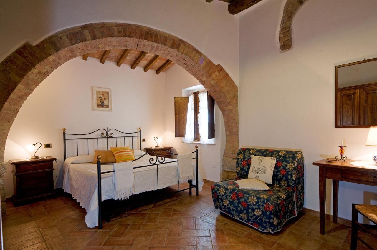 Agriturismo Fontesettimena Appartamento Rondine- Appartamento Capriolo 볼테라 외부 사진