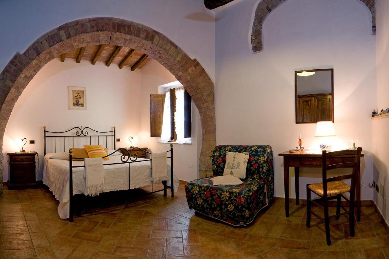 Agriturismo Fontesettimena Appartamento Rondine- Appartamento Capriolo 볼테라 외부 사진